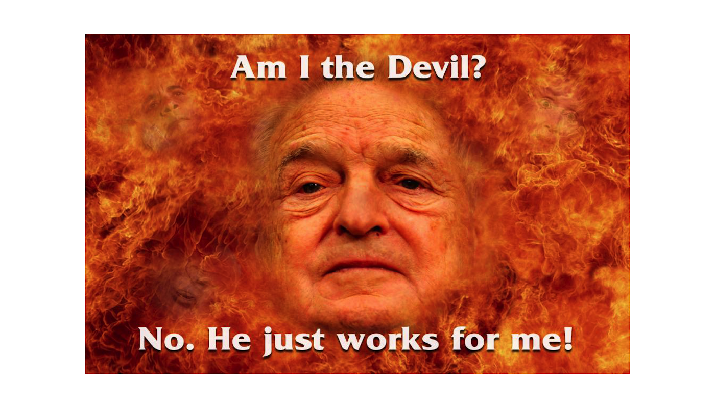 Il feroce burattinaio Soros, Trump e l’informazione spazzatura