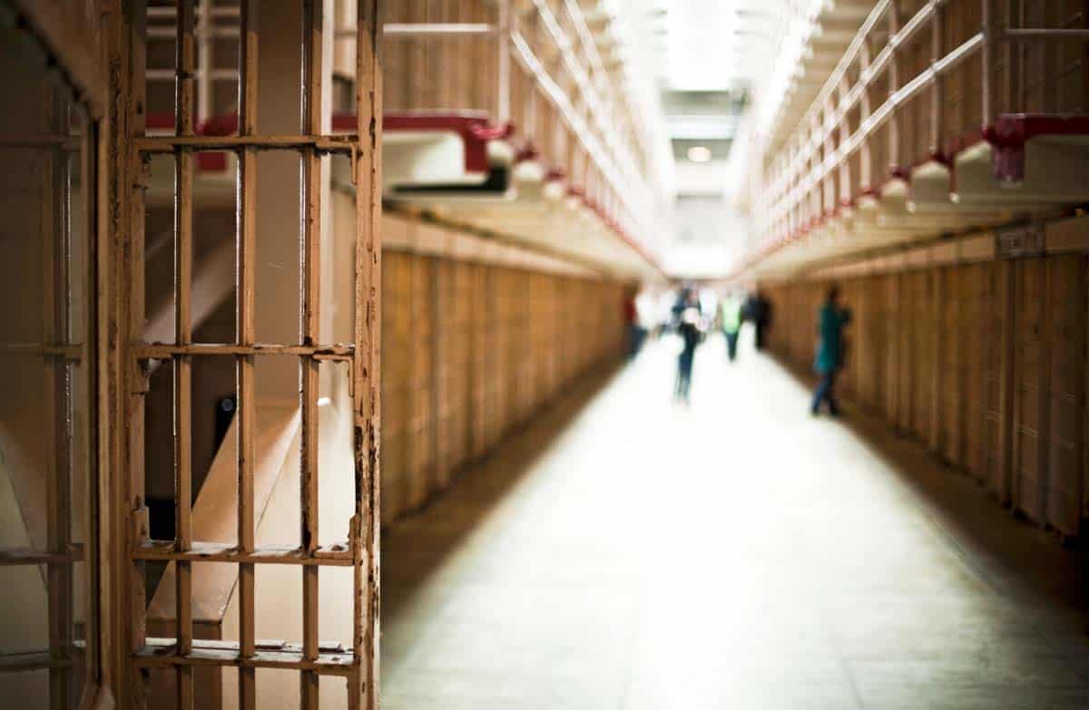 Corridor of Prison with Cells