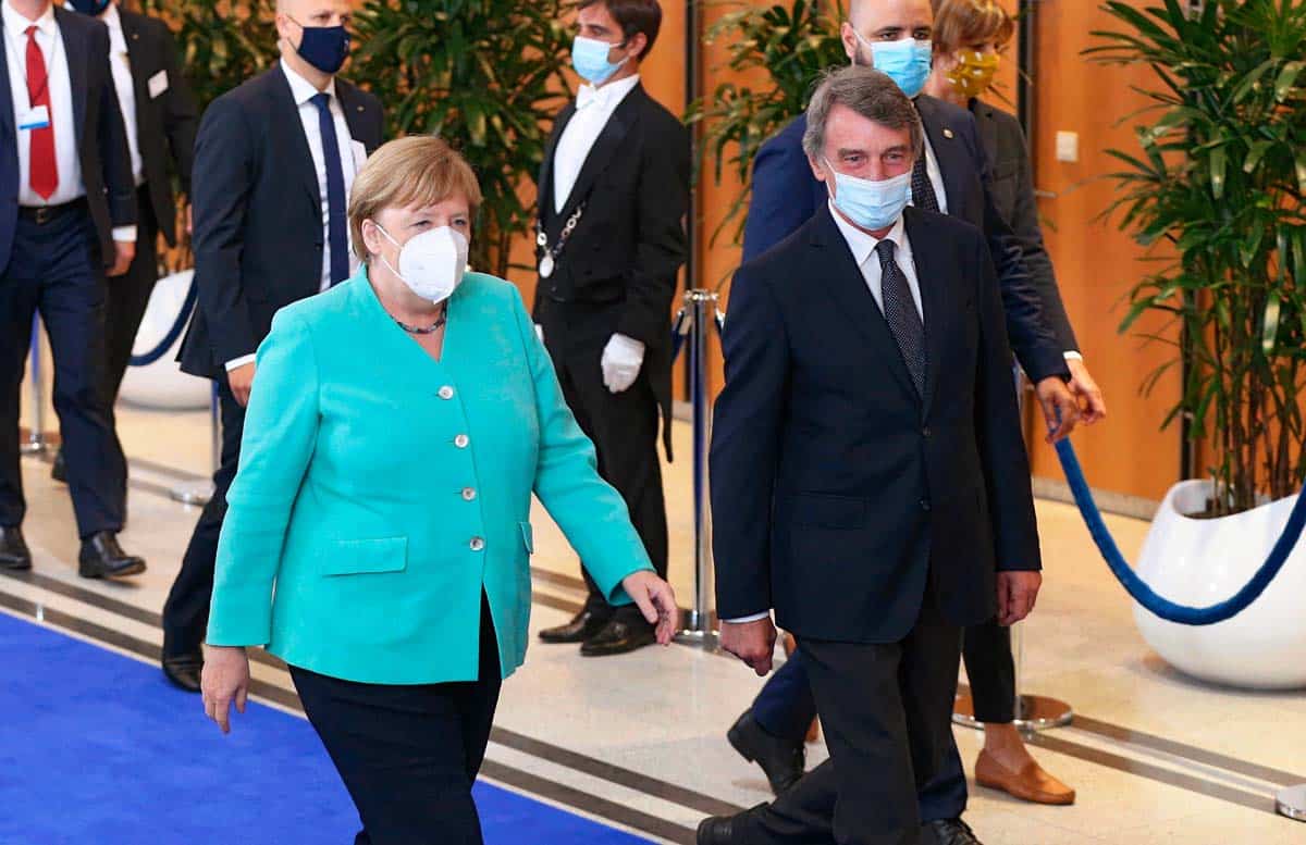 German Chancellor Angela Merkel in Brussels