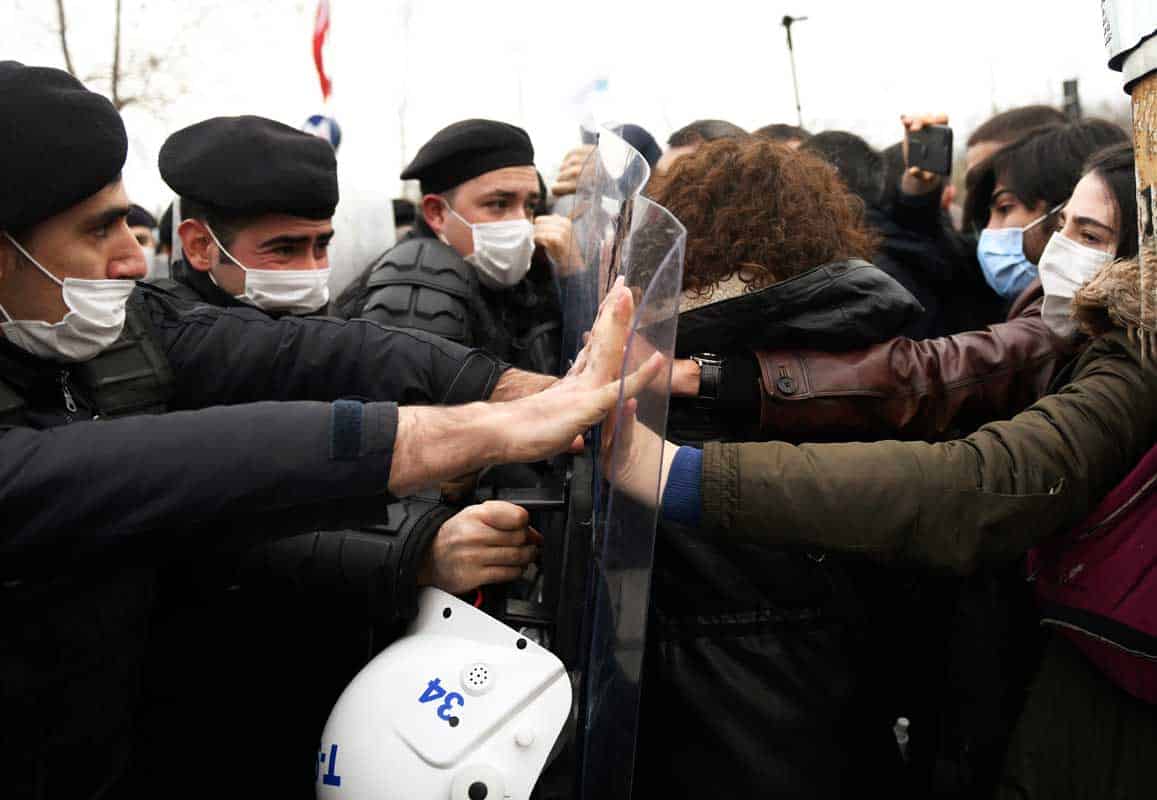 APTOPIX Turkey Students Protest