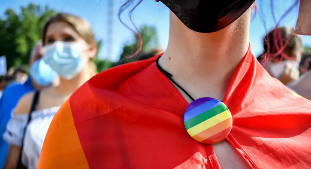 Milano Pride 2021 presso l’arco della Pace