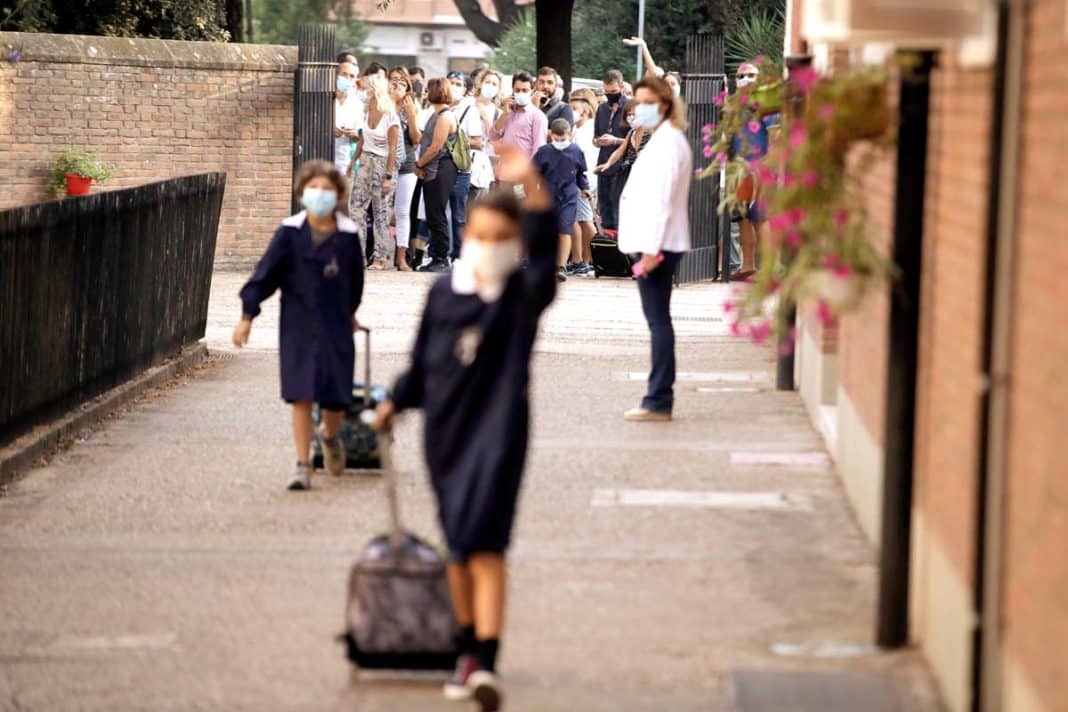 Virus Outbreak Italy Back to School
