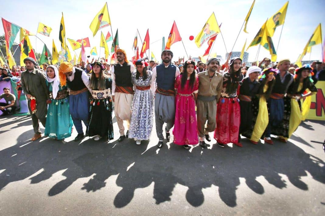 Kurds demonstrate in Cologne