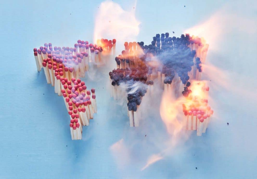Burning world
