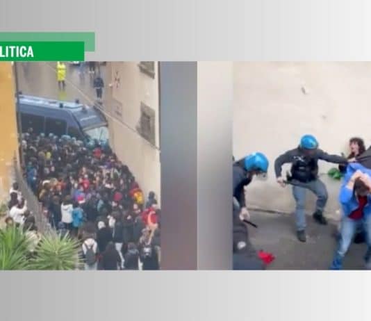 Manganellate agli studenti. È violenza contro chi esercita un diritto costituzionale